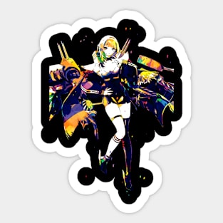 Azur Lane - Giuseppe Garilbaldi Pop Art Sticker